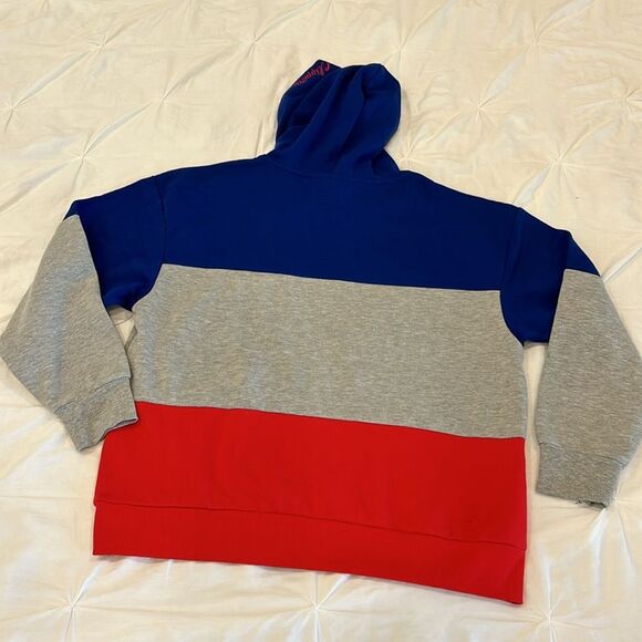 NWT NBA 4Her  Stores Los Angeles Clippers Colorblock Pullover Hoodie Sweater LG - Picture 8 of 9